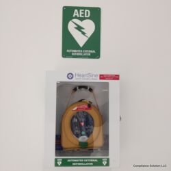 Terminal 1, Sydney airport. It is more and more common to see an AED in the public.