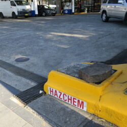 In 7-11, North Ryde Not sure if such sign is required for a gas station