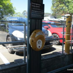 Emergency Help Point in a train station