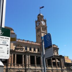 at Central station, a major train station