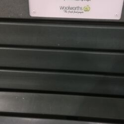 at Woolworth, a local supermarket