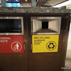 Inside a shopping mall