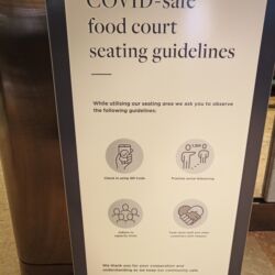 Food court in a shopping mall, Sydney