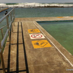 No diving